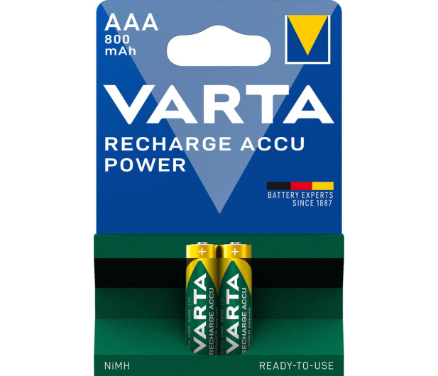 Varta Recharge Accu Power AAA 800mAh (2 szt.) - 1456593 - zdjęcie